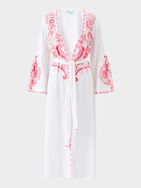 Romilly Embroidered Kaftan Coverup