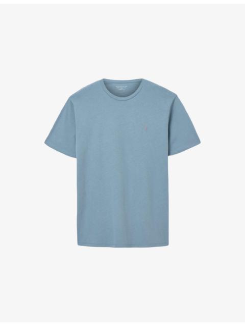 Brace logo-embroidered cotton-jersey T-shirt