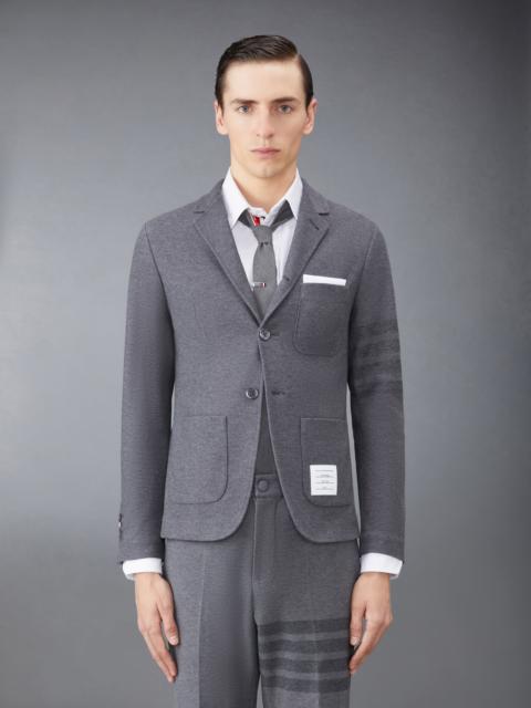Medium Grey Double Face Tech Twill 4-Bar Sport Coat