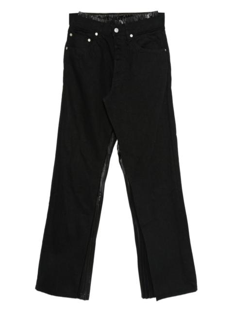 pleated panel pants