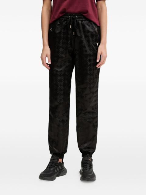 Aop drawstring monogram trousers