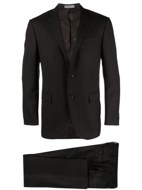 single-breasted virgin wool suit