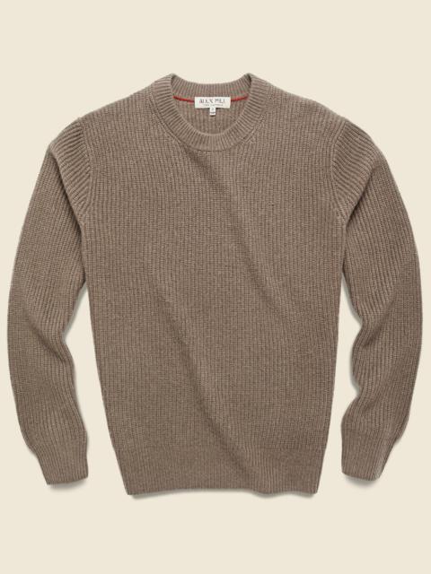 Cashmere Jordan Sweater - Walnut
