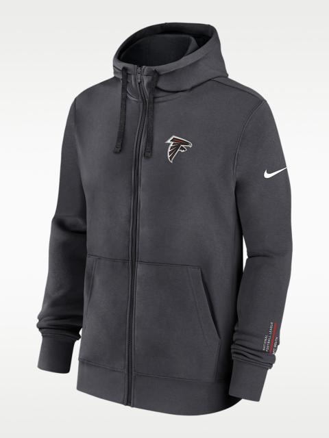 Atlanta Falcons Playbook Page Club Men's Nike NFL Full-Zip Hoodie