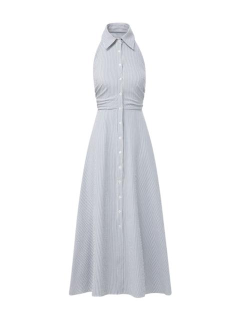 MACKEY SEERSUCKER HALTER DRESS