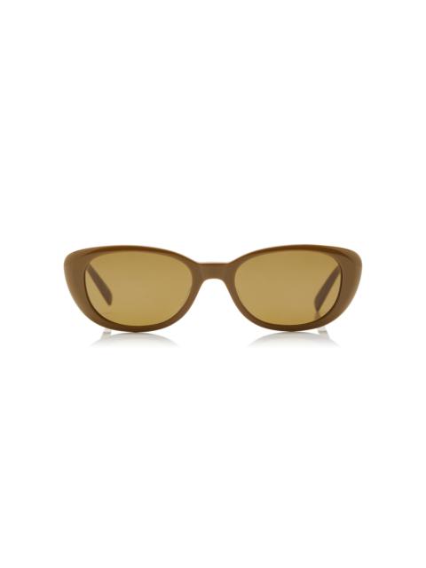 Cat-Eye Acetate Sunglasses brown