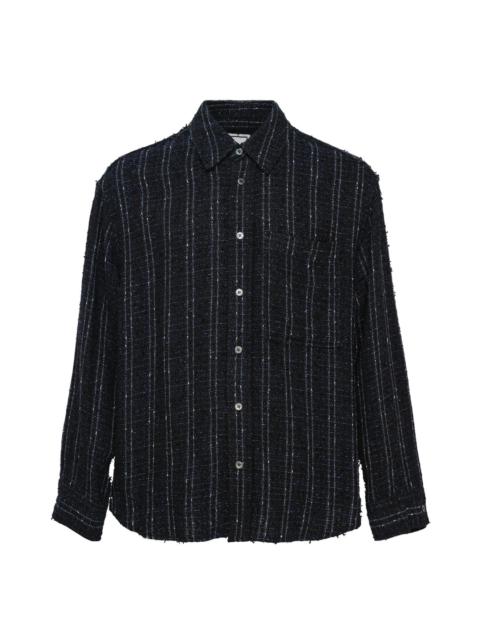 Long Sleeve Tweed Shirt