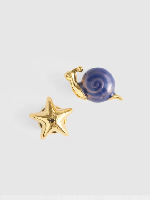 Snail & Star Screw Pin Set