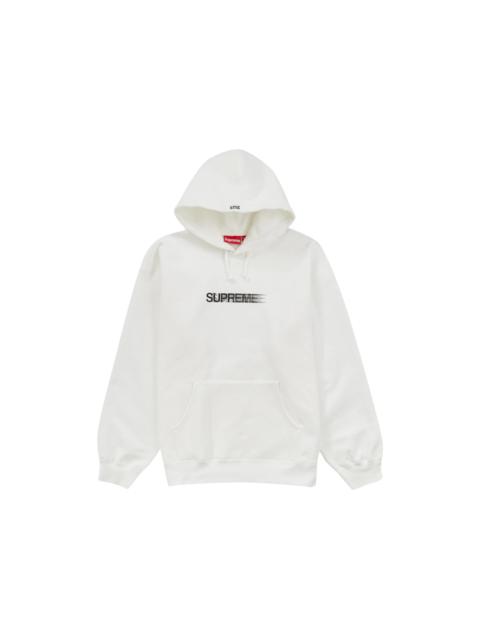 Supreme Motion Logo Hooded Sweatshirt (SS23) White