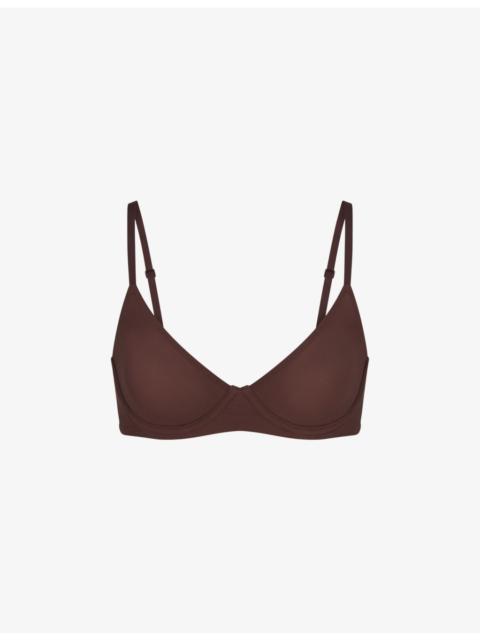 Fits Everybody Demi unlined stretch-woven bra