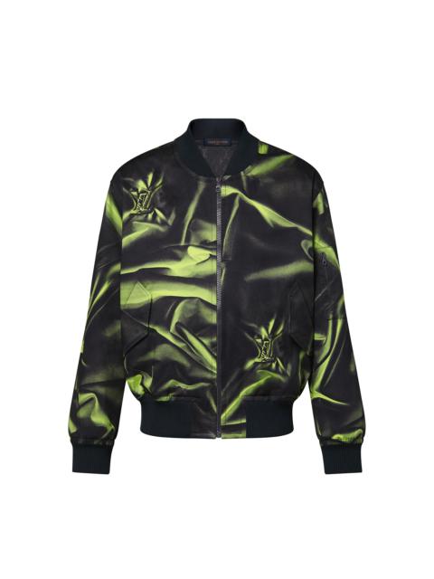 Graphic Cotton Bomber Jacket