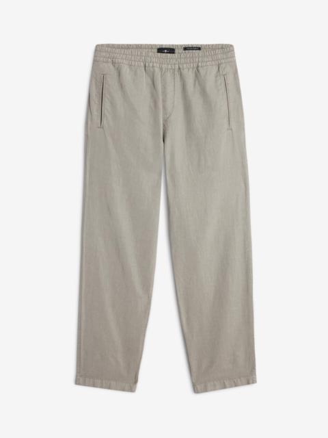 Linen Blend Jogger Pant in Sage