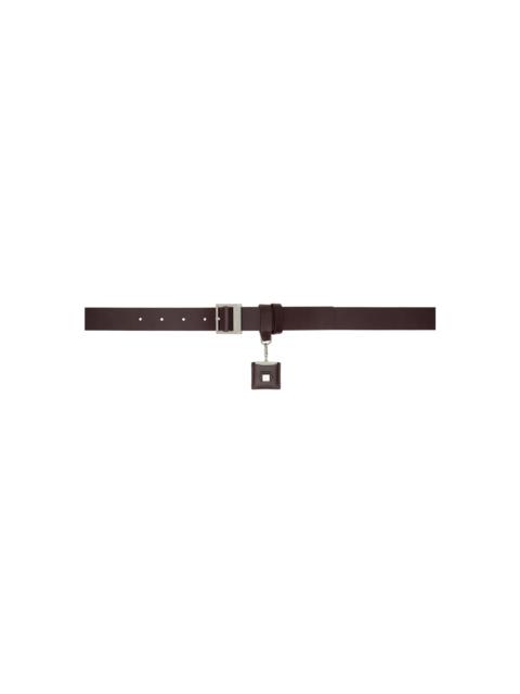 Brown Plaque Belt