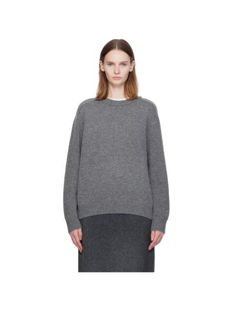 Gray Jude Round Sweater