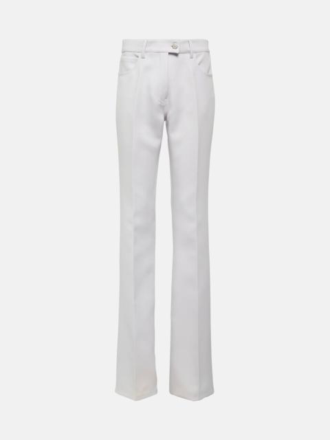 Uniform flared pants