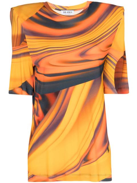 Bella abstract-print T-shirt