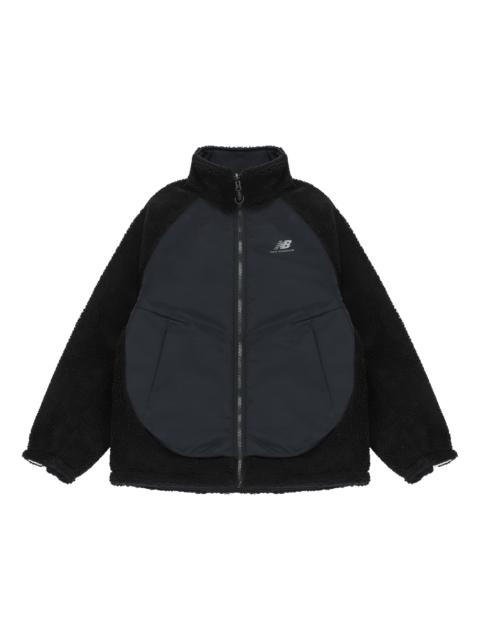 New Balance Sports Warm Reversible Jacket 'White Black' 6DC39703-BK