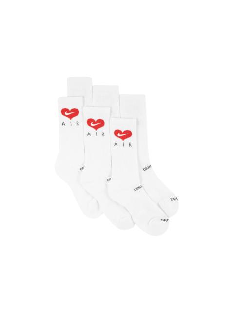 Nike x Drake Certified Lover Boy Socks (3 Pack) White