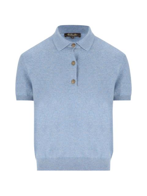 cashmere polo top