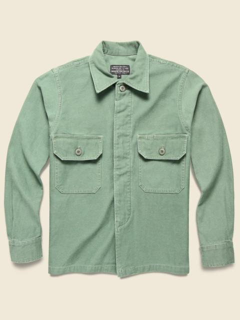 Military Shirt Jacket - Fatigue Green