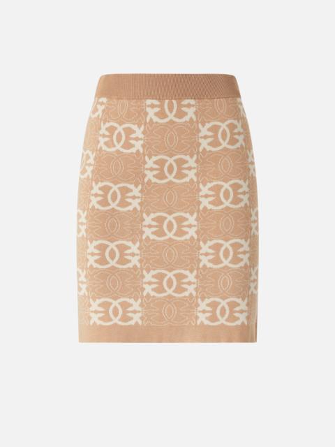 MINI SKIRT WITH LOVE BIRDS LOGO