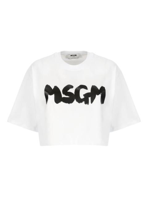 logo-print T-shirt