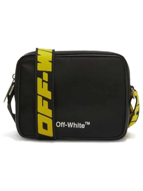 Off-White Logo-Print Shoulder Bag Black/Yellow