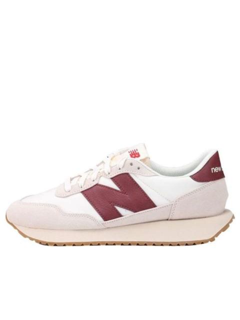 New Balance 237 'White Burgundy' MS237SB