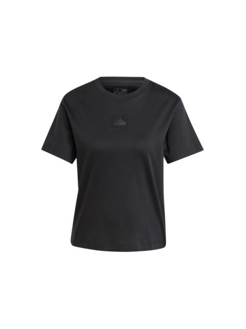 adidas Women's Signature Graphic Print T-Shirt Black