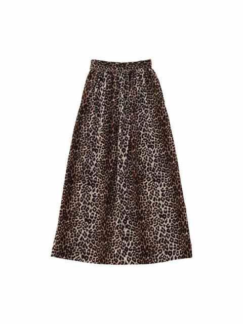 MAXI SKIRT LEOPARD BEIGE
