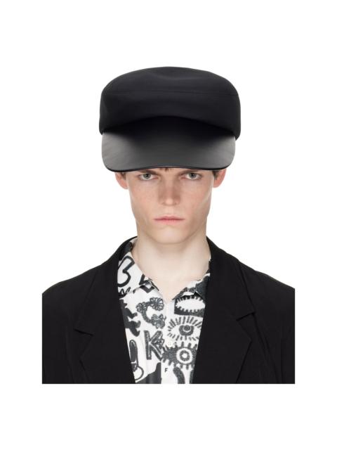Black Hizume Edition Faux-Leather Cap