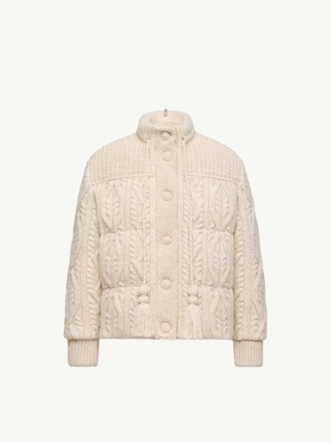 Melgven Wool Blend Short Down Jacket