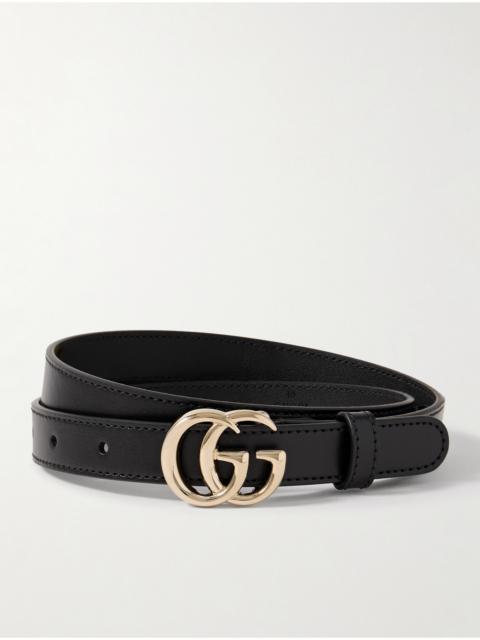 Gg Marmont Leather Belt