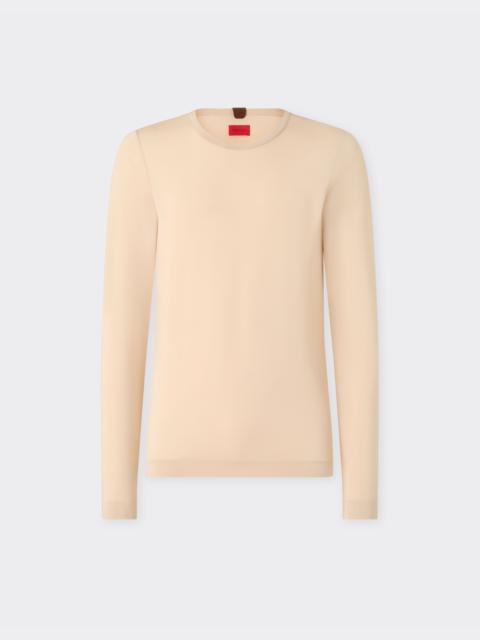 Long-sleeved jersey T-shirt