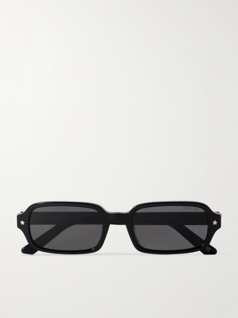 Diorpacific S3i Rectangular-frame Acetate Sunglasses