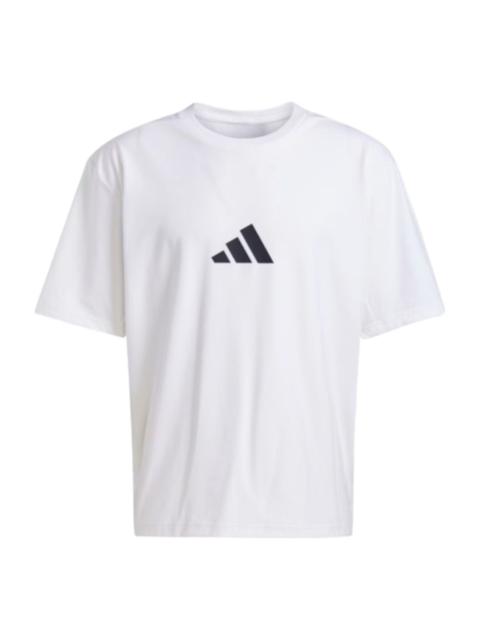 adidas Z.N.E. Loose-Fit T-Shirt 'White Black' JC5482