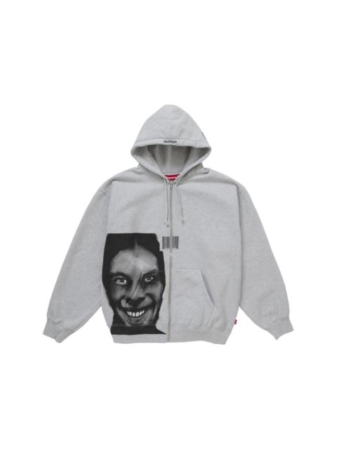 supreme Heather SupremeHoodedZipUpThermalSS25H