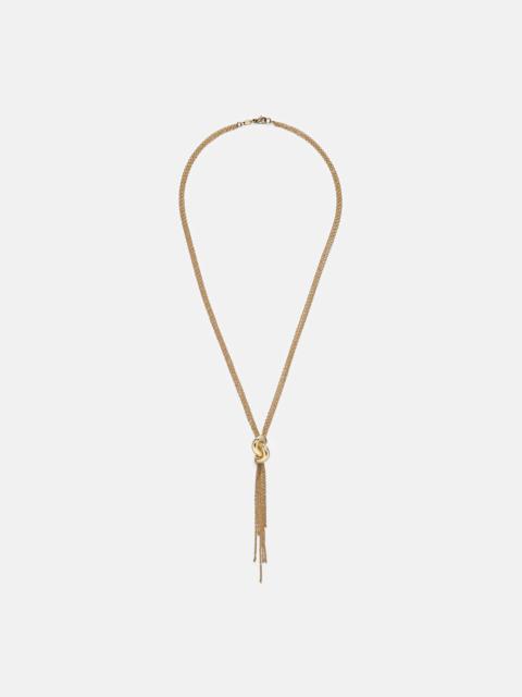 Legacy Knot Big 18kt gold necklace