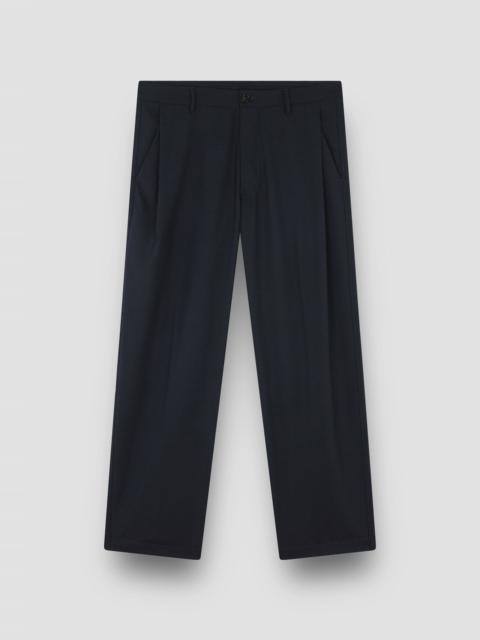 WIDE LEG TROUSERS IN TECHNICAL WOOL