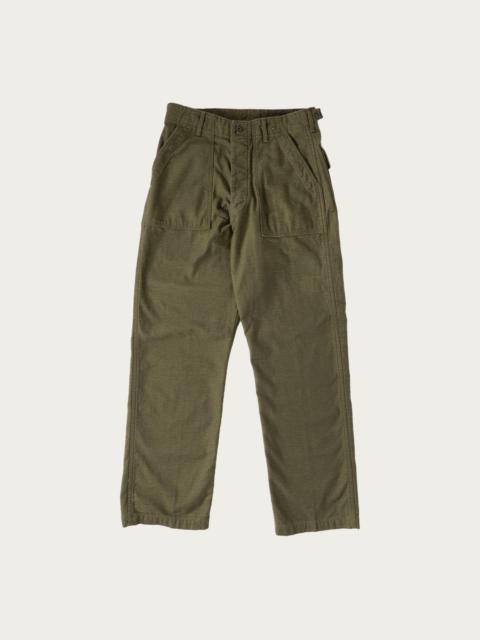 Vintage Fit Fatigues - Dark Olive