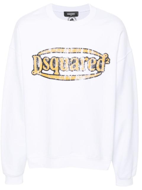 logo-print cotton sweatshirt