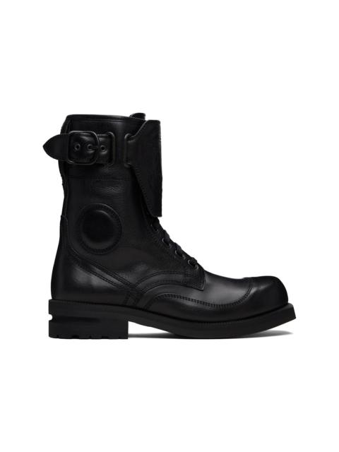 Black Fitz Military Boots