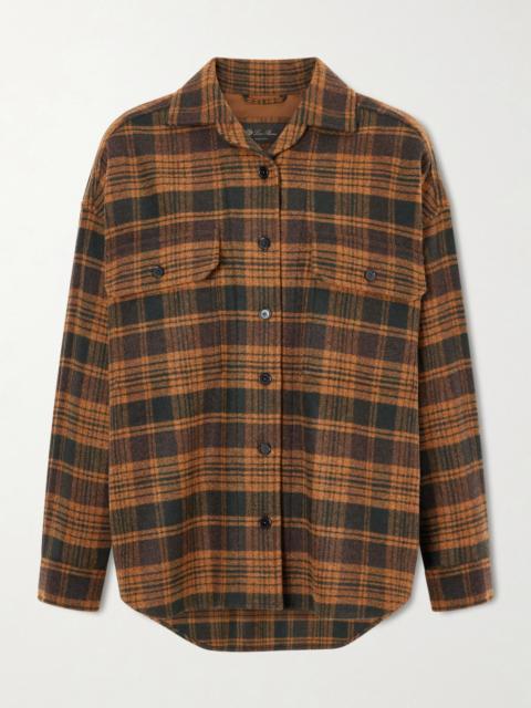 Darby Checked Wool And Cashmere-blend Shirt