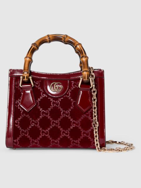 Gucci Diana crystals small tote bag