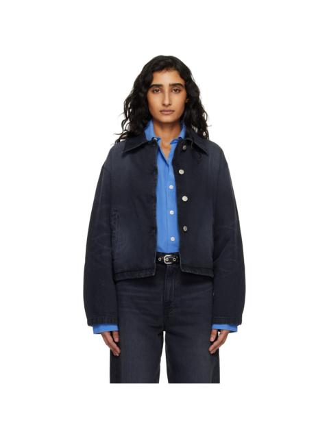 Black Decorator Denim Jacket