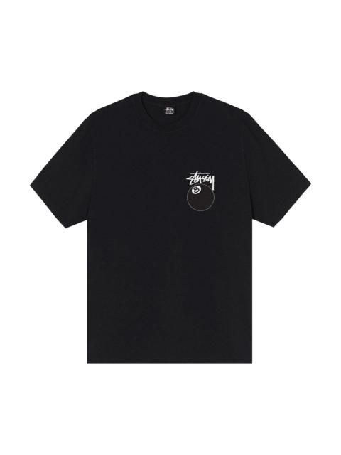 Stussy 8 Ball Pigment Dyed Tee 'Black'