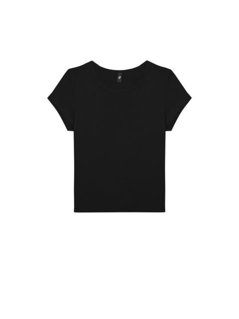 The Baby Tee: Cotton Jersey Black