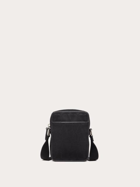 SMALL BLACK ICONOGRAPHE NYLON SHOULDER BAG