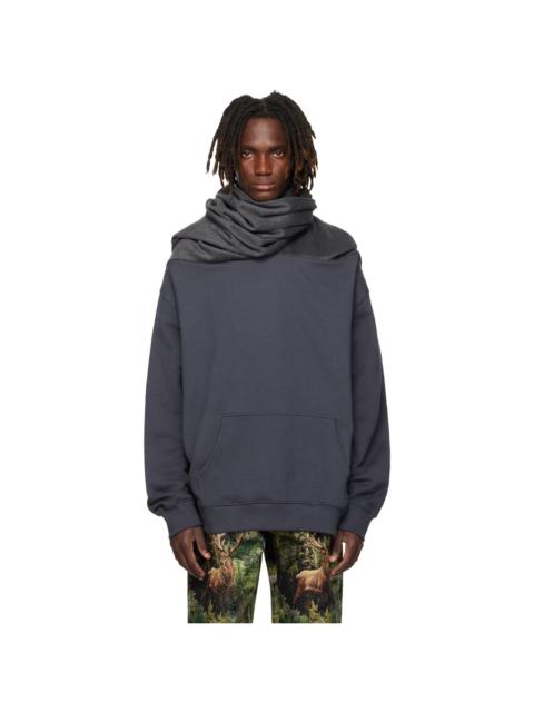 SSENSE Exclusive Gray Loopsweater Hoodie