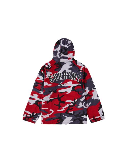 Supreme Nike Arc Corduroy Hooded Jacket Red Camo
